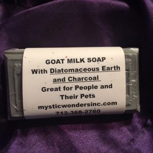 Goat Milk Soap with Diatomaceous Earth and Charcoal